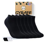 Chaussettes Basses Coton Egyptien Mercerisé (FR/ES, Numérique, 35, 38, Taille normale, Taille normale, Noir)