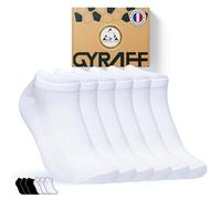 Chaussettes Basses Coton Egyptien Mercerisé (FR/ES, Numérique, 43, 46, Taille normale, Taille normale, Blanc)