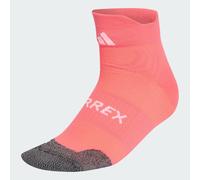 adidas Mixte Terrex Climacool Trail Running Speed Ankle Socks Socks, Pure Turbo/white, L