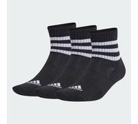 Chaussettes basses molletonnées 3 bandes Sportswear (3 paires) Black / White 31-33