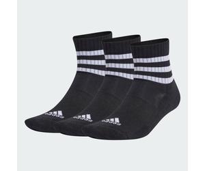 Chaussettes basses molletonnées 3 bandes Sportswear (3 paires) Black / White 34-36