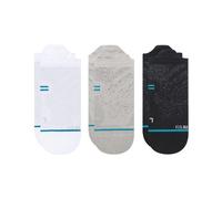 Chaussettes basses stance run light noir gris blanc 3 paires
