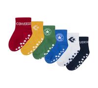 Converse Chaussettes bébé CHN Core Grip INF - Lot de 6 Rouge 6/12 mois