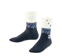 FALKE Ice Bear K So coton fantaisie 1 paire, Chaussettes Mixte Enfant, Bleu Space Blue 6116, 23-26
