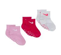 Chaussettes bébé fille Nike Core Swoosh Gripper (x3) Gris 1/2 ans Female