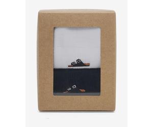 Chaussettes Birkenstock Ribbed Set blanc pur bleu marine (2 paires) - 45