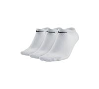 Chaussettes de training invisibles Nike Lightweight (3 paires) - Blanc 38-42