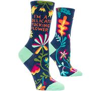 Chaussettes Blue Q pour femme « I'm a delicate fucking flower » - SW468