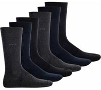 Chaussettes BOSS Hommes, Lot de 6 - Finest Soft Coton, Threepack RS Uni CC Multicolore 43-46