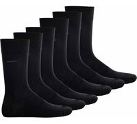 Chaussettes BOSS Hommes, Lot de 6 - Finest Soft Coton, Threepack RS Uni CC Noir 43-46