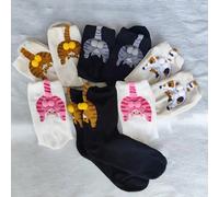 Chaussettes boule de chat mignonnes - Design d'œuf de chat 3D, matériau en polyester doux, lavage à la main, cadeau pour amateurs de chats unisexe, chaussettes adorables, design de chaussettes intéres