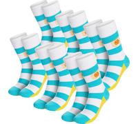 Chaussettes BRUBAKER Fan Argentine - Drapeau Argentin - Motif Argentina Chaussettes Crew - Cadeau pour la Coupe du Monde et les fans de football - Uni - One Size
