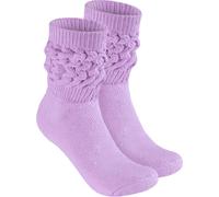 Chaussettes BRUBAKER Slouch - Chaussettes de sport pour femmes, lilas, taille 39-42, 1 paire