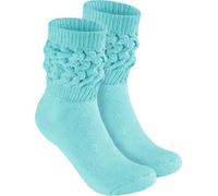 Chaussettes BRUBAKER Slouch - Chaussettes de sport pour femmes, menthe, taille 35-38, 1 paire