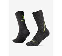 Chaussettes Buff Dryflx Crew noir jaune néon - XL