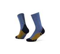 Chaussettes buff merino lightweight crew bleu beige