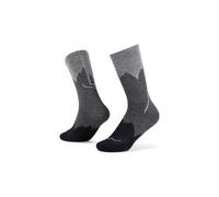 Chaussettes Buff Lightweight Merino Wool Crew gris foncé - XL