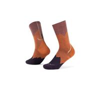 Chaussettes buff merino lightweight crew orange