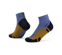 Chaussettes buff merino lightweight quarter 4 bleu beige