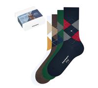 Burlington Ben Box M So coton fantaisie 4 paires, Chaussettes Homme, Multicolore Sortiment 0010, 40-46