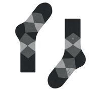 Burlington Chaussettes homme Clyde M – coton fantaisie, Noir Black 3000 (46-50) 1 paire