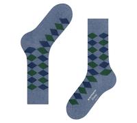 Burlington Chaussettes homme Danny M So coton fantaisie 1 paire Bleu Light Jeans 40-46