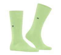 Burlington Dublin M So coton unies 1 paire, Chaussettes Homme, Vert Jade 7434, 40-46