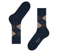 Burlington Chaussettes Homme Edinburgh M So laine fantaisie – 1 paire Bleu marine 6121 40-46
