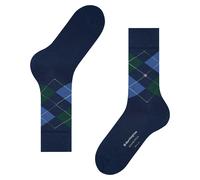 Burlington Chaussettes Homme Edinburgh laine fantaisie Bleu 40/46