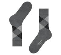 Burlington Chaussettes homme Edinburgh M – Laine fantaisie, Gris Asphalt Melange, 40-46