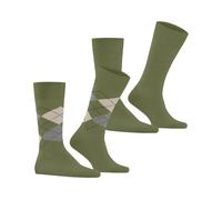 Chaussettes Burlington Everyday Argyle Mix (x2) Vert 40/46