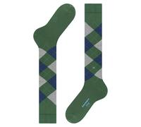Burlington Chaussettes longues King Homme Coton fantaisie Vert Eucalyptus 1 paire 40-46 7502