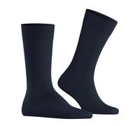 Burlington Chaussettes homme Lord M So – Coton uni Bleu marine (6120) 1 paire 40-46