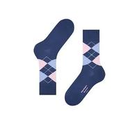 Burlington Chaussettes homme Manchester M So coton fantaisie Bleu Night Blue 40-46 1 paire