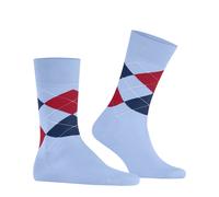 Burlington Chaussettes Manchester Homme coton fantaisie Bleu Arctic Sky 40-46 1 paire