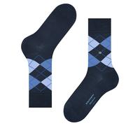 Burlington Chaussettes homme Manchester M So coton fantaisie Bleu marine 6120 40-46 1 paire