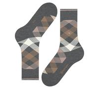 Burlington Chaussettes Homme Newcastle M – Laine fantaisie, Diamants Gris 40-46