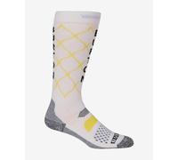 Chaussettes Burton Performance Midweight blanc jaune femme - M-L