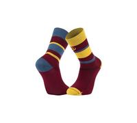 Chaussettes de running bv sport light run ibiza bordeaux jaune