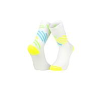 BV Sport Chaussettes Light Run Miami Haute Mixte Jaune/Vert Taille 45-47