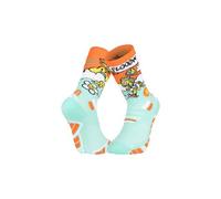 Chaussettes bv sport trail ultra high flow collector dbdb bleu orange