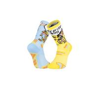 Chaussettes bv sport trail ultra high ravito collector dbdb bleu jaune