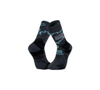 BV Sport Chaussettes randonnée Trek GR Haute Polyamide Gris/Bleu 39-41