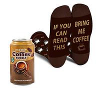 Chaussettes Café Humour Homme Femme Ado Garçon-If You Can Read This-Fantaisie Rigolotes Original Humoristique Drole Personnalisé Utile Insolite-Idee Cadeau Noel Anniversaire Saint Valentin Pâques