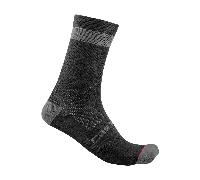 Castelli - Alpha 18 Sock - Chaussettes vélo Black / Dark Gray - L / XL