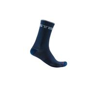 Chaussettes Castelli Distanza 20 bleu océan - S-M