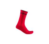 Chaussettes castelli distanza 20 rouge