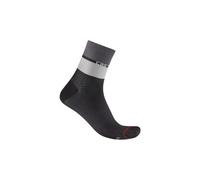 Chaussettes castelli elegente 12 noir gris