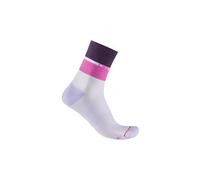 Chaussettes castelli elegente 12 rose violet