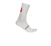 Castelli Chaussettes de cyclisme Entrata 18 Sock Taille EU 36-39 Blanc